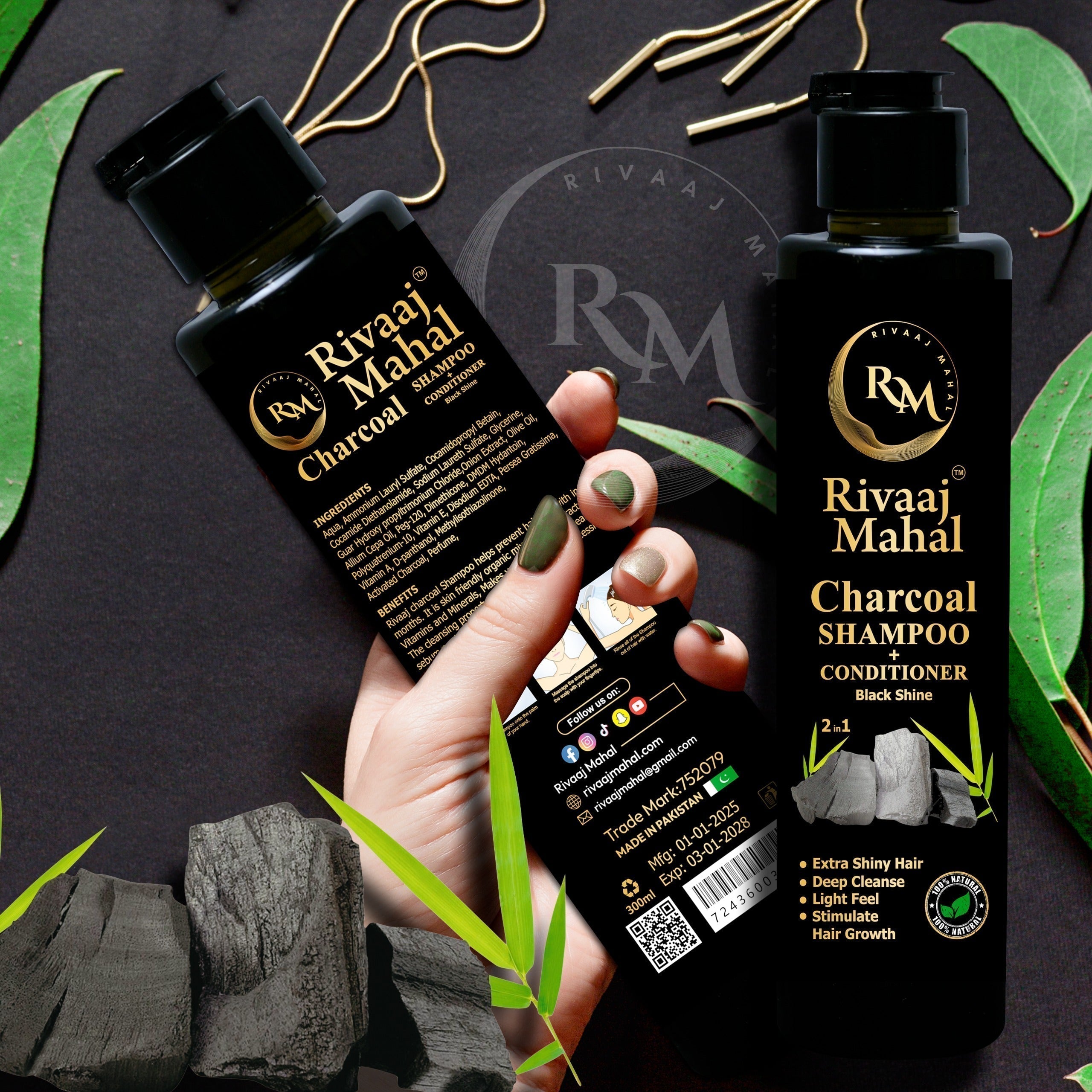 Buy 2 Oils, Get 1 Shampoo Free