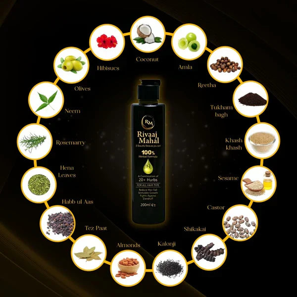 Buy 1 Get 1 Free Rivaaj Mahal Hair Oil