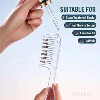 Scalp Essential Oil Comb, Hair Care Serum Applicator, Minoxidil Applicator