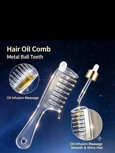 Scalp Essential Oil Comb, Hair Care Serum Applicator, Minoxidil Applicator