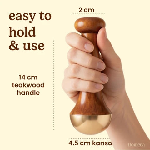 Kansa Wand Ayurvedic Facial and Body Massage Too